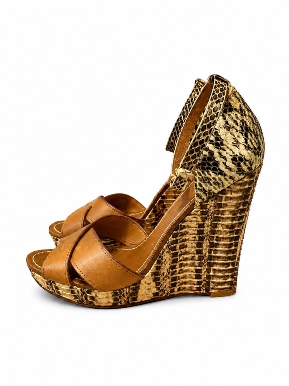 Tory Burch Wedge Sandals sz 8
